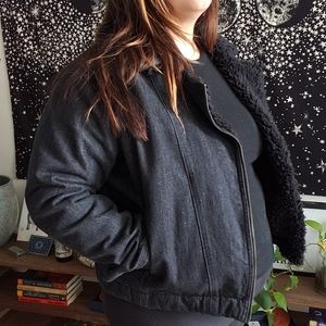 Madewell Sherpa Jean Jacket